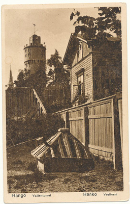 HANKO - vesitorni- vanha kortti