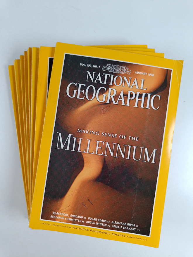 National geographic vuosikerta 1998 (3 numeroa puuttuu)