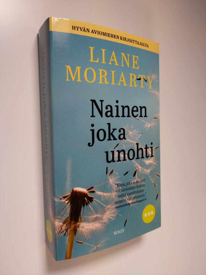 Liane Moriarty : Nainen joka unohti