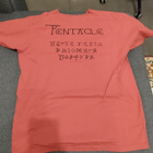 Pentacle - Five Candles Burning Red T-paita (M-koko) - pikkukuva 2
