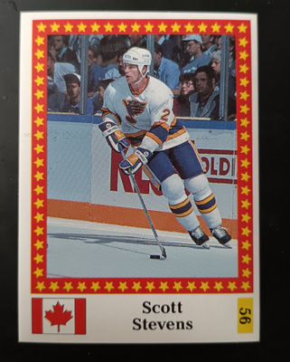 1991 Semic Mmm Marabou #56 Scott Stevens