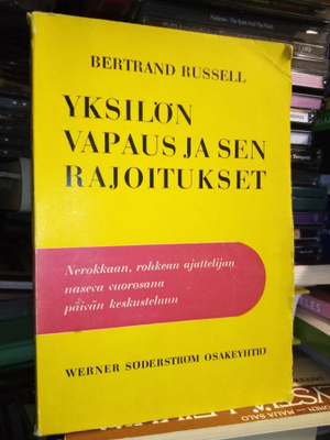 RUSSELL :  Yksilön vapaus ja sen rajoitukset ( SIS POSTIKULU