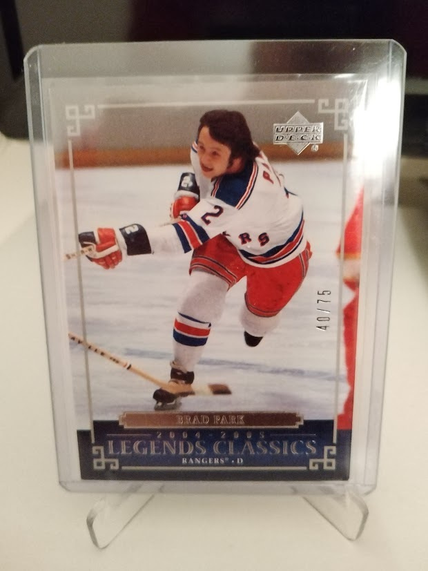 2004-05 Upper Deck Legends Classics Brad Park /75
