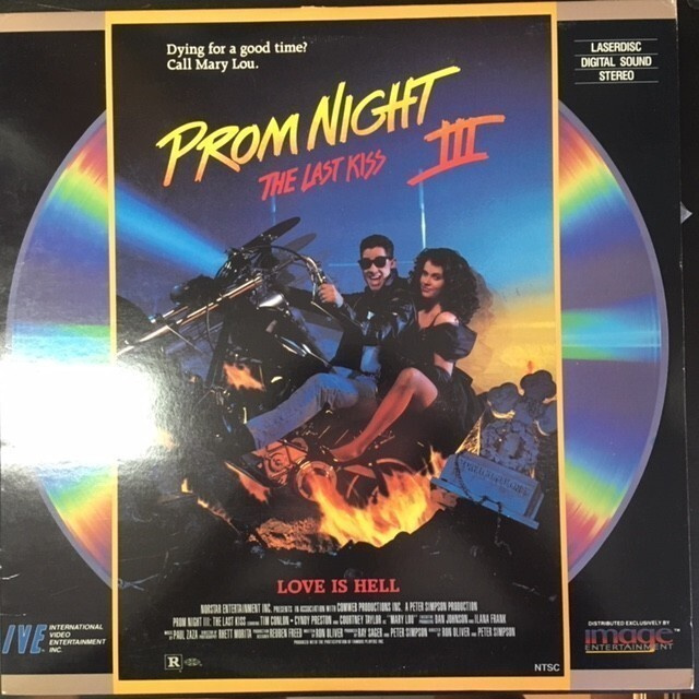 Prom Night III - The Last Kiss LaserDisc