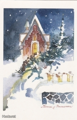 MINNA IMMONEN - JOULUKIRKKOON MENO - 1
