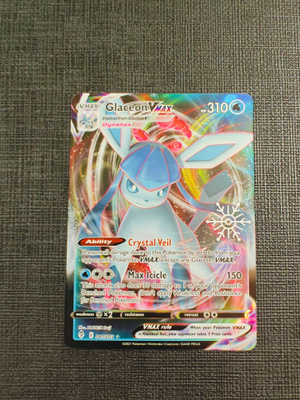 Glaceon VMAX Snowflake Stamp - (Holiday Calendar) 041/203
