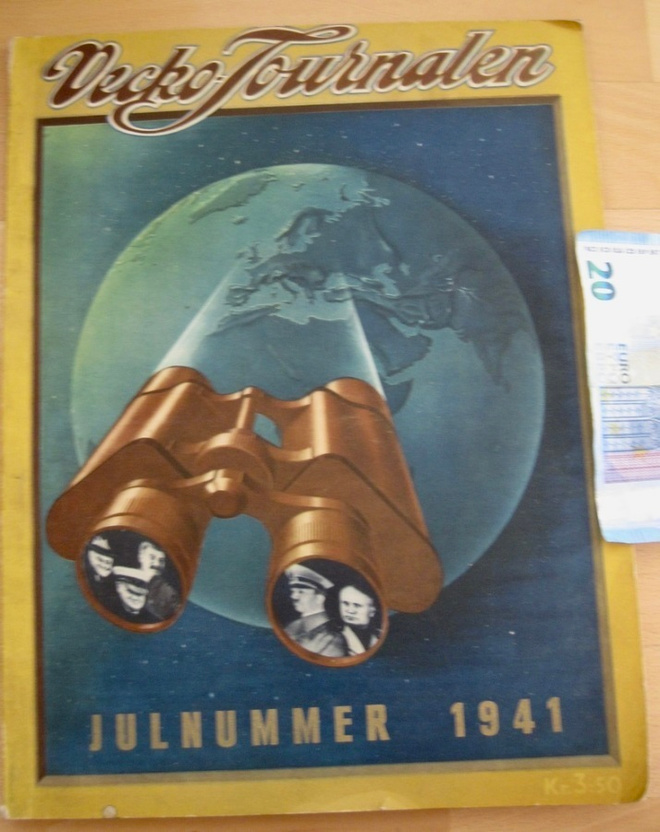 Vecko-Journalen Joulu 1941 UPEAT Kuvat Mannerheim Hitler ym