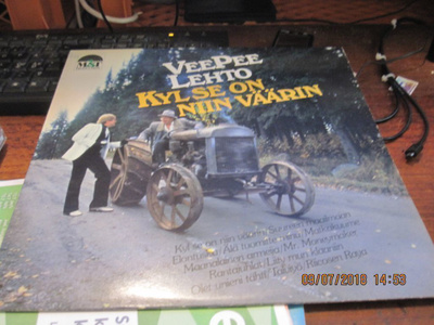 VeePee Lehto Kyl se on niin väärin lp-levy 1980