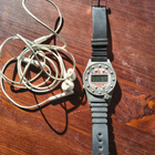 Quartz LCD-Kello, FM Radio, Laskin, Vintage - pikkukuva 1