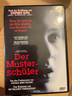 Mallioppilas - Apt Pupil DVD, Stephen King SuomiTXT