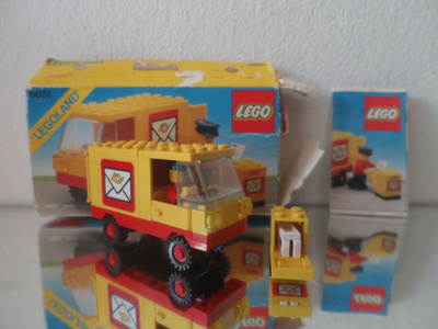 LEGO: 6651 80-luku alkuperäinen: kaikki osat,paketti,ohjeet