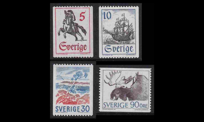 Ruotsi 590-3 ** Käyttösarja (1967)