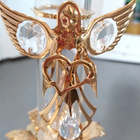 AUSTRIAN CRYSTAL ENKELI YHDEN KUKAN MALJAKKO /KYNTTILÄNJALKA - pikkukuva 4