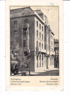 VANHA Postikortti Helsinki 1913 Venäjän Merkit