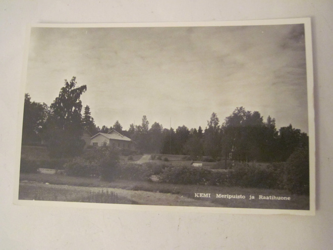 VANHA Postikortti Kemi 1950-l Alkup.Mallikappale