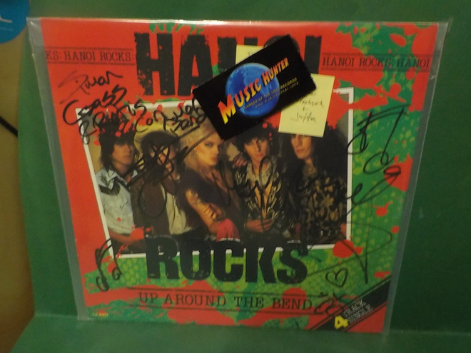 HANOI ROCKS - UP AROUND THE BEND EX-/EX+ EP + NIMMARIT!!!!!