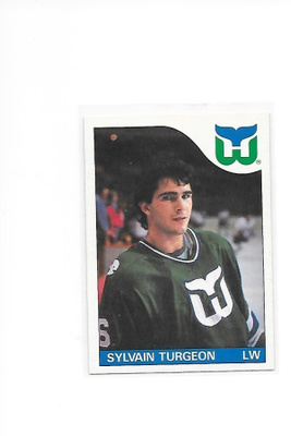 1985-86 OPC #43 Sylvain Turgeon Hartford Whalers