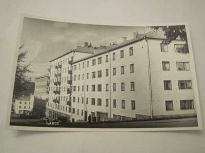 VANHA Postikortti Lahti 1950-l Alkup.Mallikappale