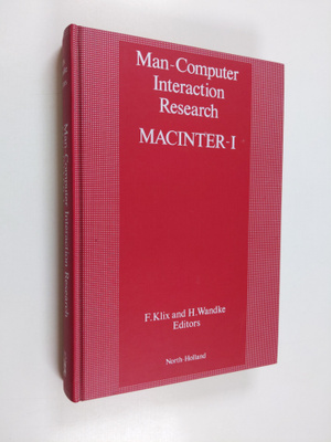 Man-computer interaction research MACINTER-1 : proceeding...