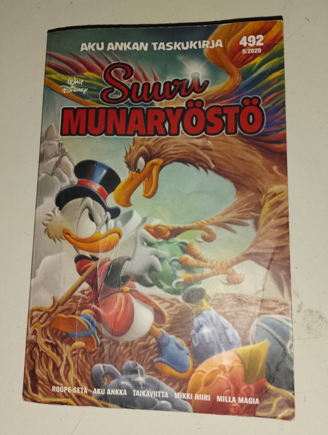 Aku Ankan taskukirja 492 Suuri munaryöstö