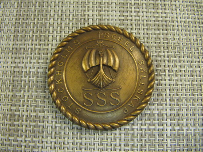 SSS Stockholms Segel Sällskap mitali.