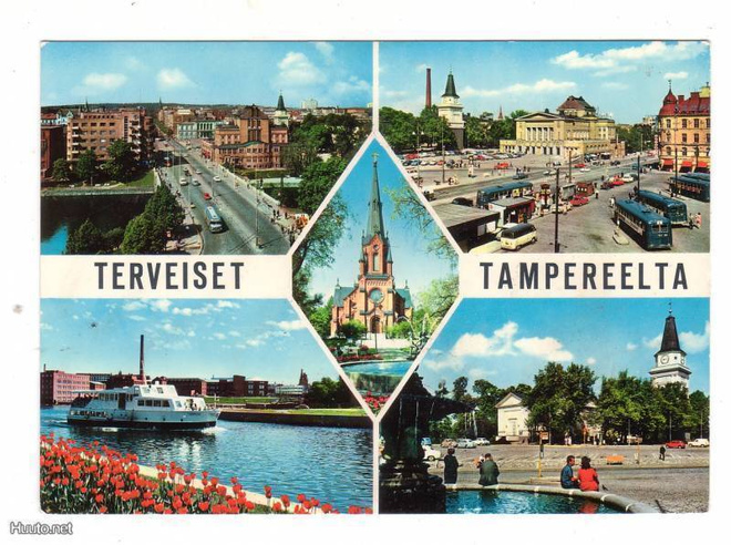 TAMPERE: HÄMEENSILTA YM (monikuvakortti)