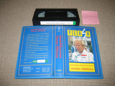 Henkilökuvassa Hannu Mikkola-VHS (Video Flash, 1991)
