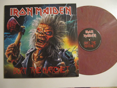 Iron Maiden Bury The Hatchet Värivinyyli LP