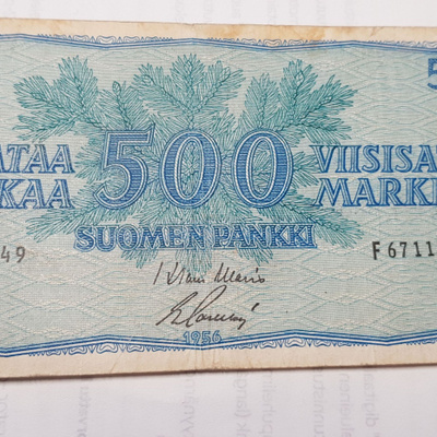 500 mk 1956 wal-saklen f6711449 kl 4