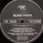 BLIND FAITH: Blind Faith. * UK 1983 - pikkukuva 3
