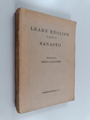 Learn English Part 2 : Sanasto