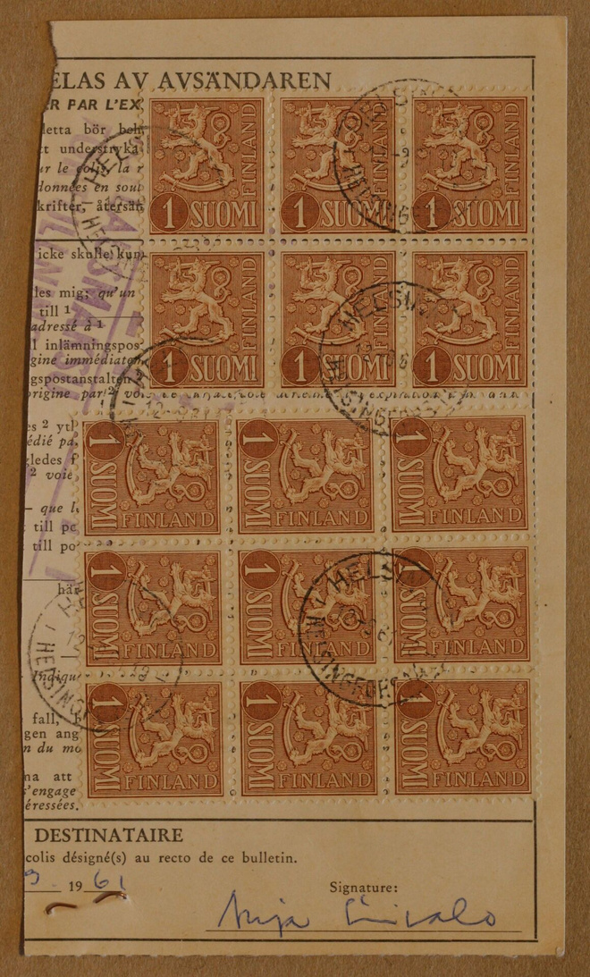 # 23408 # M-54 1 mk - Iso leike - Helsinki 12.6.61