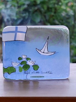 Lasikortti "Suomen kesä 2003"