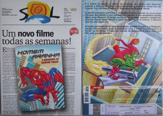 Homen Aranha - O Regresso Do Duende Verde - DVD