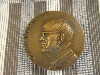 Sakari Mustakallio mitali /Aimo Tukiainen 1968.