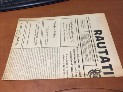 RAUTATIELÄINEN LEHTI 23A/1944