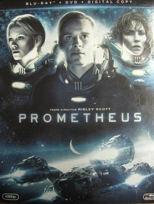 PROMETHEUS BLU-RAY . DVD . DIGITAL COPY