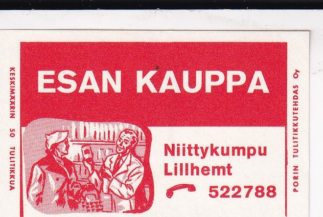 Niittykumpu, Lillhemt, ESAN KAUPPA  b578
