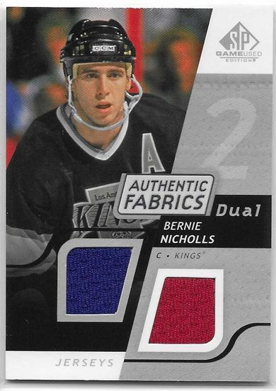 2008-09 SP Game Used - Authentic Fabrics Dual - 2,50 € / kpl