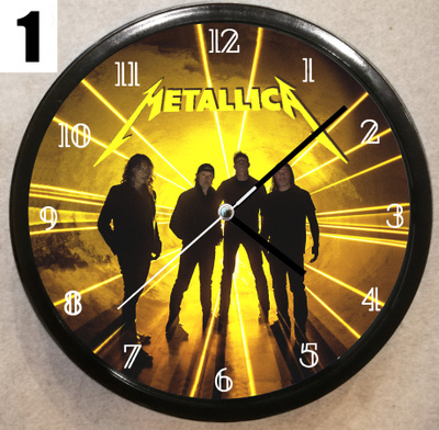 METALLICA Seinäkello 3 eri mallia