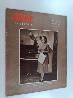 Taidelehti kuva N:o 1/1951
