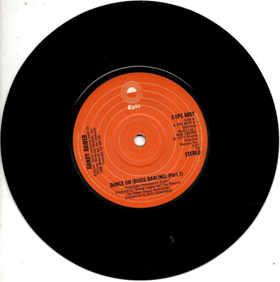 RANDY RAIDER: Dance On (Disco Darling) / …(Parts 1&2) 7"kk
