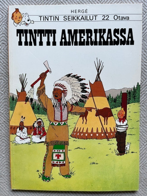 Herge: Tintti Amerikassa, hieno 1.painos v. 1978