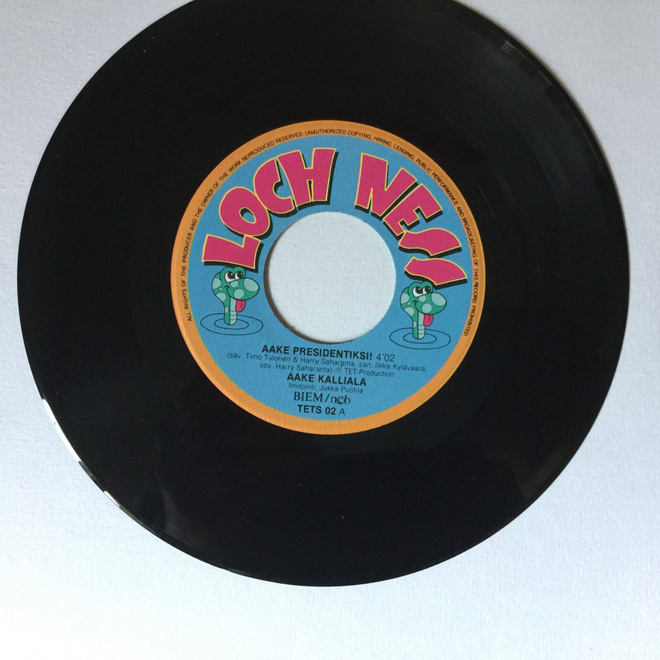  Aake Kalliala - Aake presidentiksi 7"  RARE
