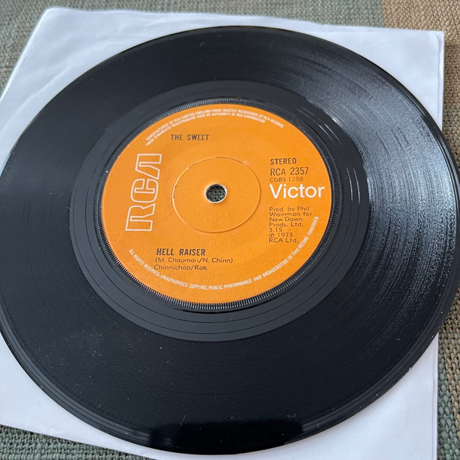 THE SWEET : Hell Raiser * Burning * UK 1973