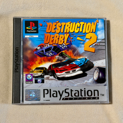 Destruction Derby 2 PS1-peli (Platinum, PAL)