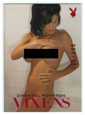 2008 Playboy Vixens Ruby Red #26 Chantel Poynton /200
