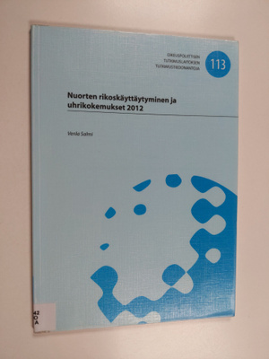 Venla Salmi : Nuorten rikoskäyttäytyminen ja uhrikokemuks...