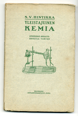 S. V. Hintikka: Yleistajuinen kemia (1.p., 1914)