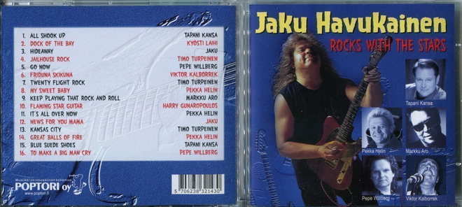 JAKU HAVUKAINEN . CD-LEVY . ROCK WITH THE STARS